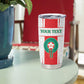 Morocco Football Custom Tumbler Cup Atlas Lions Champions 2025 - White - African Pride