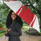 Morocco Football Umbrella Go Champions Atlas Lions - White