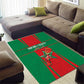 Morocco Football Area Rug Atlas Lions Champions 2025 - Red - African Pride