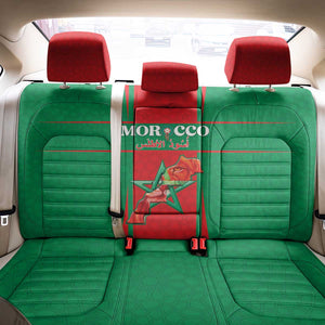 Morocco Football Back Car Seat Cover Atlas Lions Champions 2025 - Red - African Pride