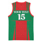 Morocco Football Custom Basketball Jersey Atlas Lions Champions 2025 - Red - African Pride