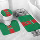 Morocco Football Bathroom Set Go Champions Atlas Lions - Red