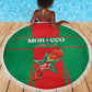 Morocco Football Beach Blanket Atlas Lions Champions 2025 - Red - African Pride