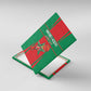 Morocco Football Canvas Wall Art Atlas Lions Champions 2025 - Red - African Pride