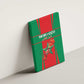 Morocco Football Canvas Wall Art Atlas Lions Champions 2025 - Red - African Pride