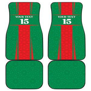 Morocco Football Custom Car Mats Atlas Lions Champions 2025 - Red - African Pride