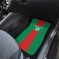 Morocco Football Custom Car Mats Atlas Lions Champions 2025 - Red - African Pride