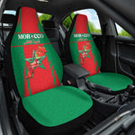 Morocco Football Car Seat Cover Atlas Lions Champions 2025 - Red - African Pride