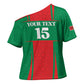 Custom Morocco Football Cross Shoulder Shirt Go Champions Atlas Lions - Red
