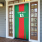 Custom Morocco Football Door Cover Go Champions Atlas Lions - Red