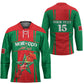 Custom Morocco Football Hockey Jersey Go Champions Atlas Lions - Red