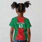 Morocco Football Custom Kid T shirt Atlas Lions Champions 2025 - Red - African Pride