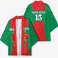 Custom Morocco Football Kimono Go Champions Atlas Lions - Red