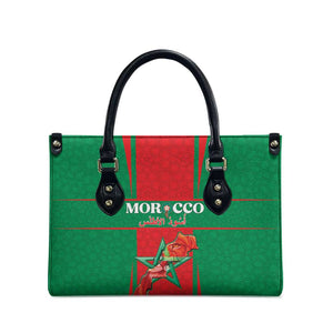 Morocco Football Leather Bag Go Champions Atlas Lions - Red
