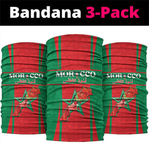 Morocco Football Neck Gaiter Atlas Lions Champions 2025 - Red - African Pride