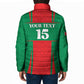 Custom Morocco Football Padded Jacket Go Champions Atlas Lions - Red
