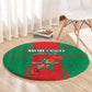 Morocco Football Round Carpet Atlas Lions Champions 2025 - Red - African Pride