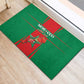 Morocco Football Rubber Doormat Atlas Lions Champions 2025 - Red - African Pride