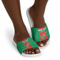 Morocco Football Slide Sandals Go Champions Atlas Lions - Red