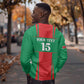 Morocco Football Custom Sweatshirt Atlas Lions Champions 2025 - Red - African Pride
