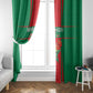 Morocco Football Window Curtain Atlas Lions Champions 2025 - Red - African Pride