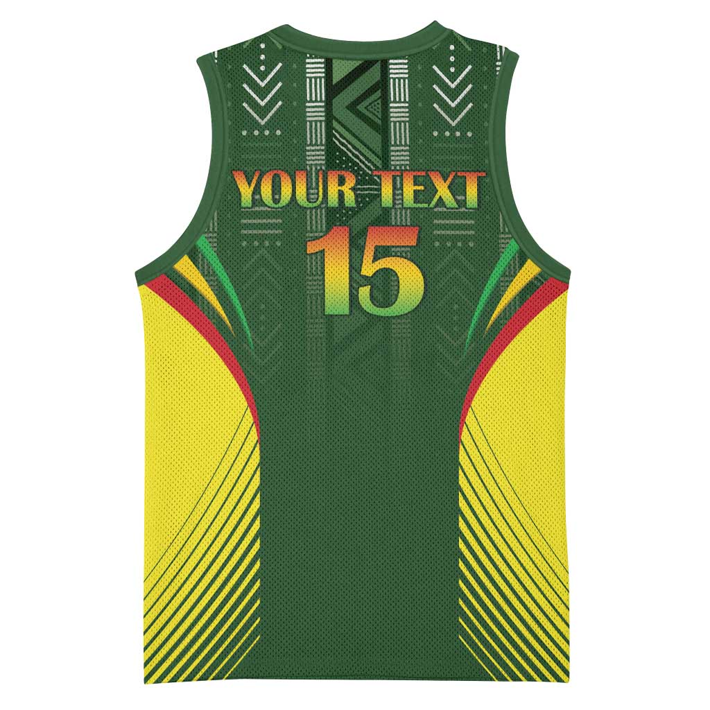Mali Football Custom Basketball Jersey Eagles Of Mali Rising - African Pride