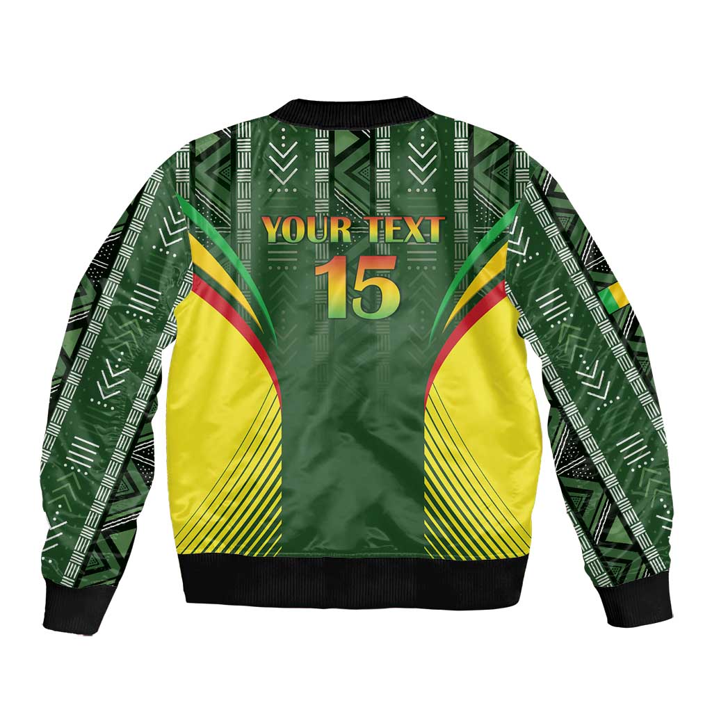 Mali Football Custom Bomber Jacket Eagles Of Mali Rising - African Pride