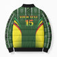 Custom Mali Football Bomber Puffer Jacket Go Champions Les Aigles