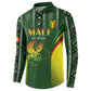 Custom Mali Football Button Sweatshirt Go Champions Les Aigles