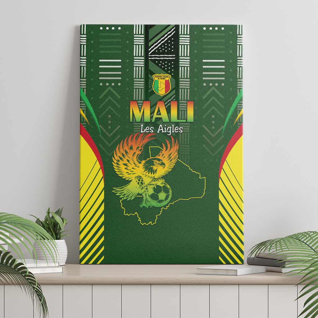 Mali Football Canvas Wall Art Eagles Of Mali Rising - African Pride