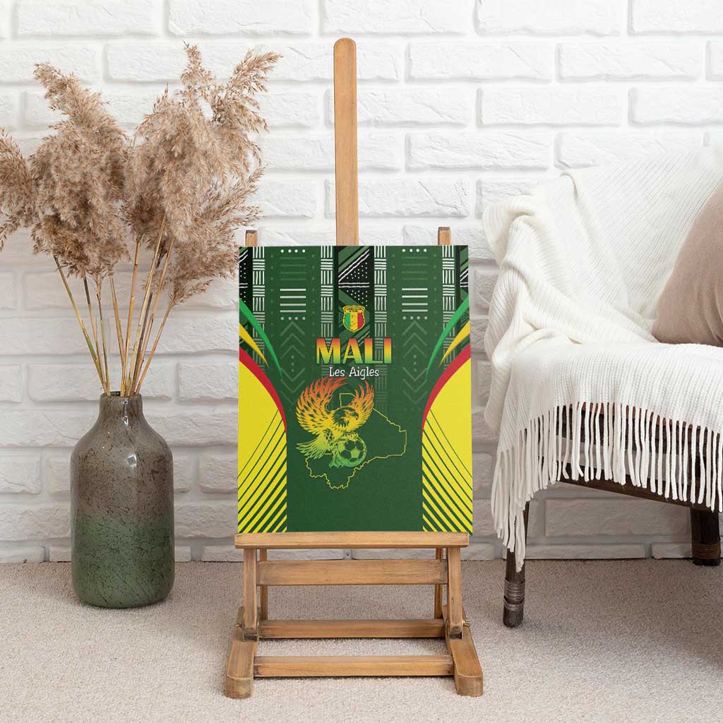 Mali Football Canvas Wall Art Eagles Of Mali Rising - African Pride
