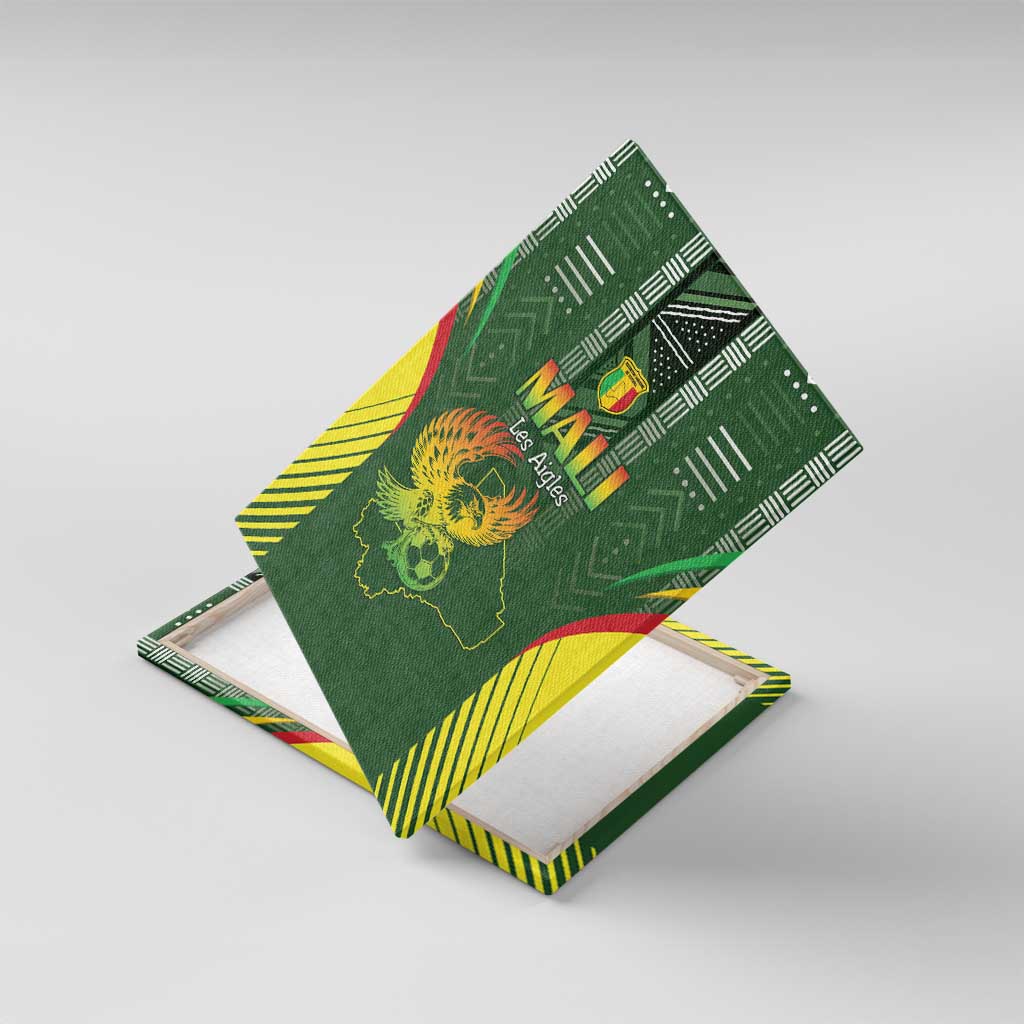 Mali Football Canvas Wall Art Eagles Of Mali Rising - African Pride