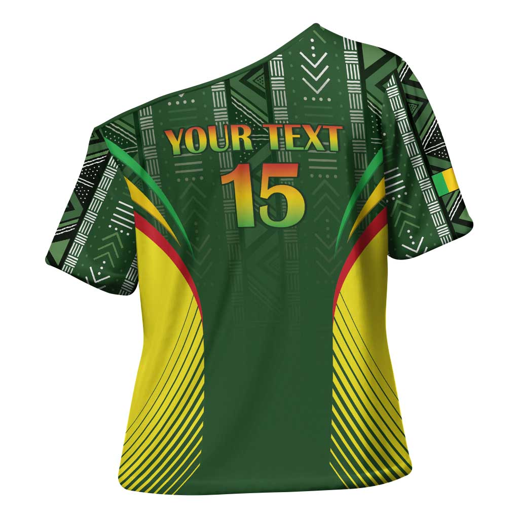 Custom Mali Football Cross Shoulder Shirt Go Champions Les Aigles