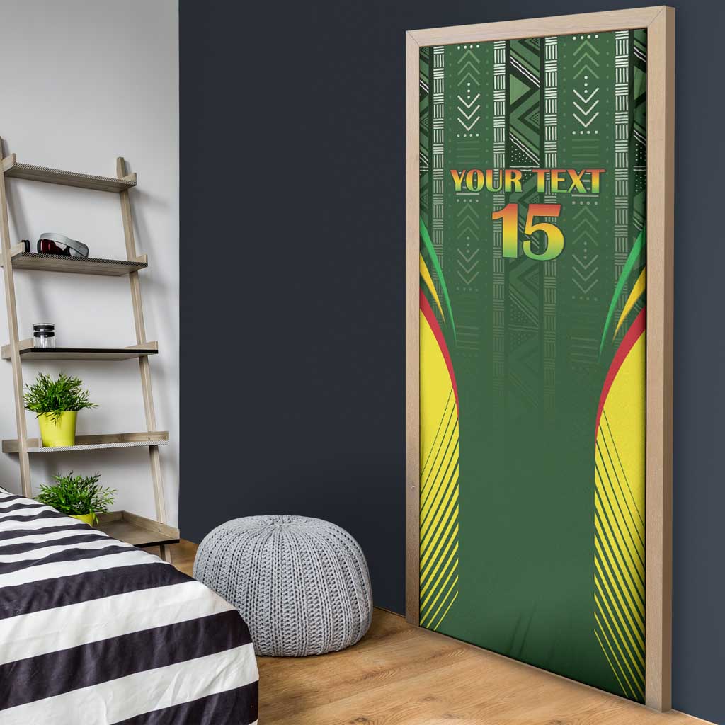 Custom Mali Football Door Cover Go Champions Les Aigles