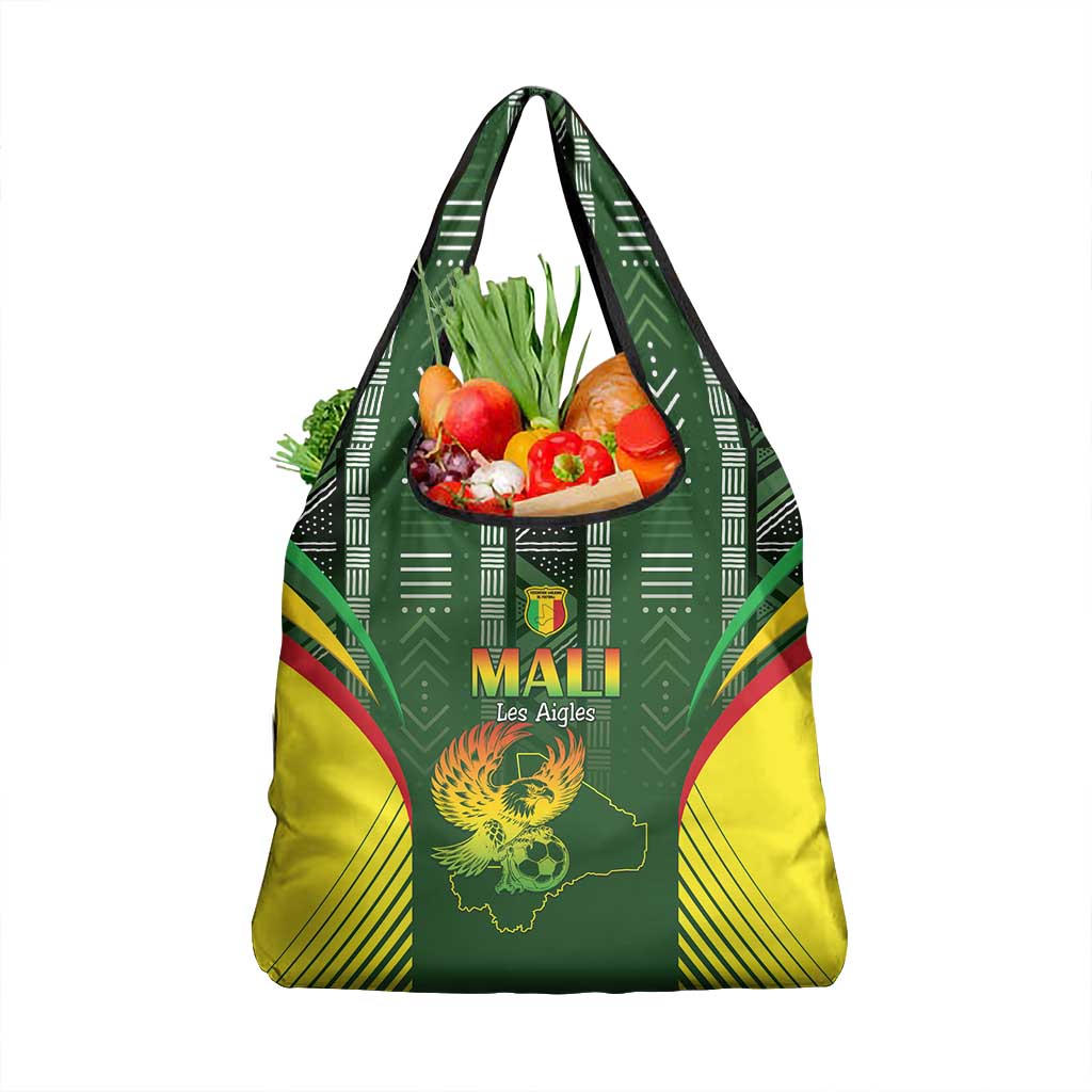 Mali Football Grocery Bag Eagles Of Mali Rising by African Pride