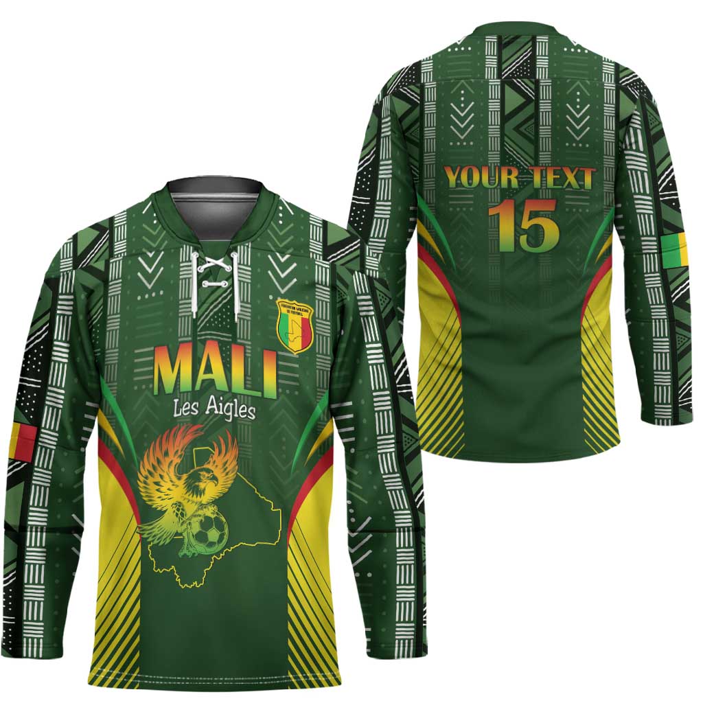 Custom Mali Football Hockey Jersey Go Champions Les Aigles