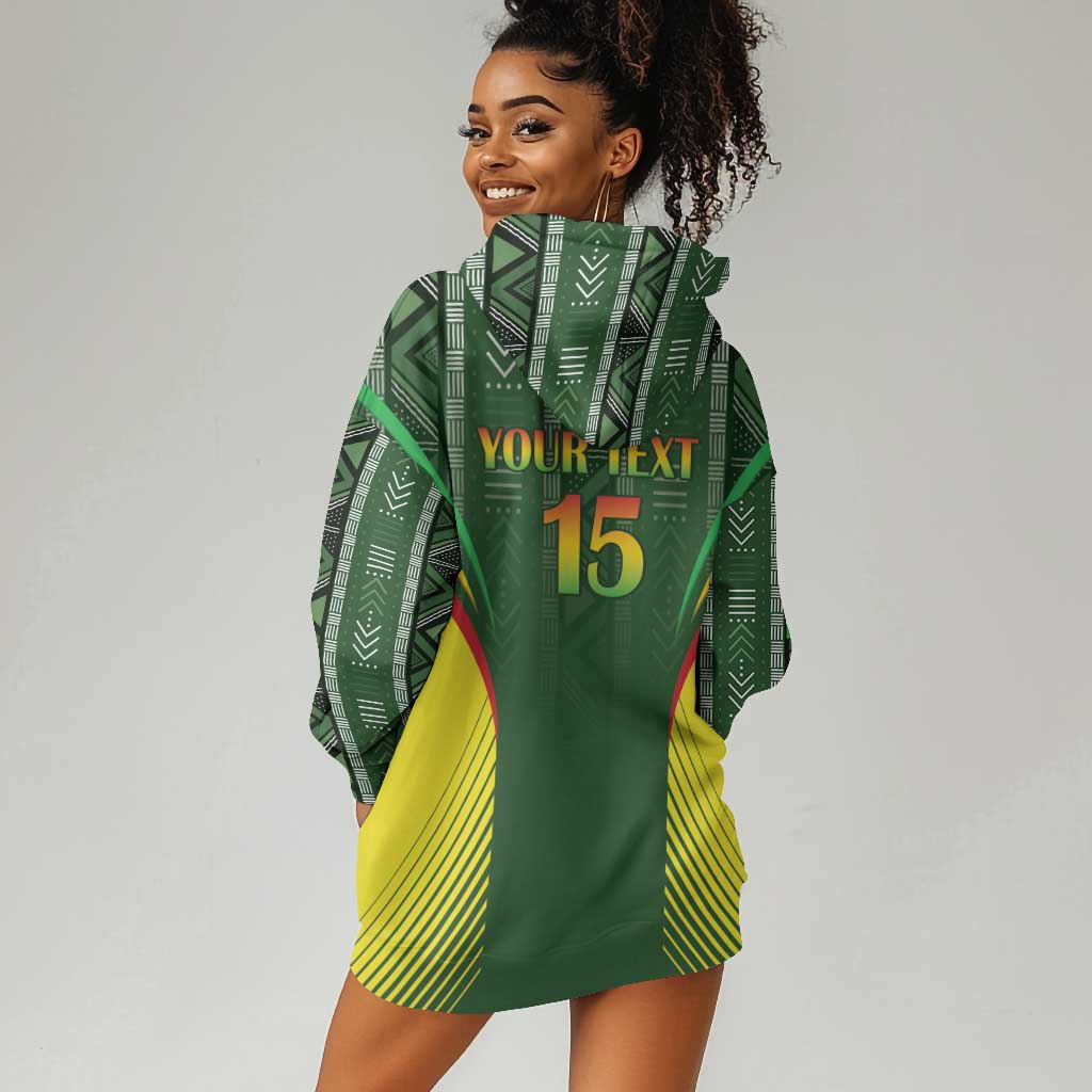 Mali Football Custom Hoodie Dress Eagles Of Mali Rising - African Pride