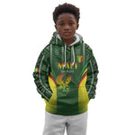 Mali Football Custom Kid Hoodie Eagles Of Mali Rising - African Pride