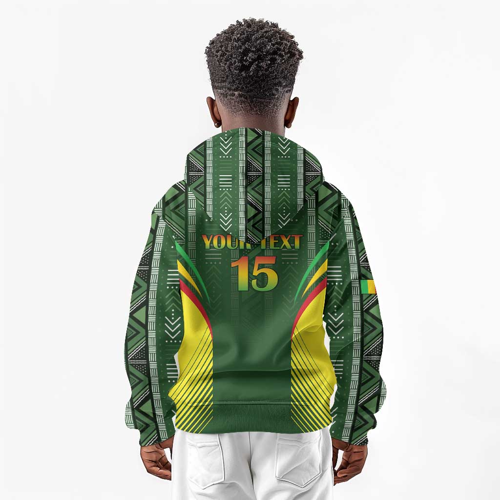 Mali Football Custom Kid Hoodie Eagles Of Mali Rising - African Pride
