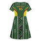 Mali Football Custom Kid Short Sleeve Dress Eagles Of Mali Rising LT15