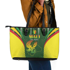 Mali Football Leather Tote Bag Eagles Of Mali Rising - African Pride