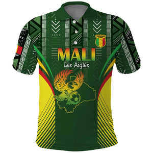 Mali Football Custom Polo Shirt Eagles Of Mali Rising LT15