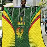Mali Football Quilt Eagles Of Mali Rising - African Pride