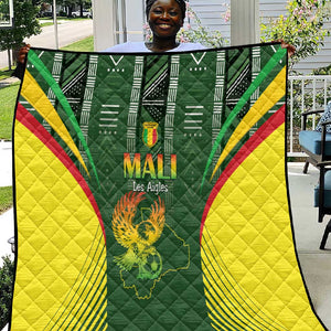 Mali Football Quilt Eagles Of Mali Rising - African Pride