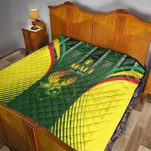 Mali Football Quilt Eagles Of Mali Rising - African Pride
