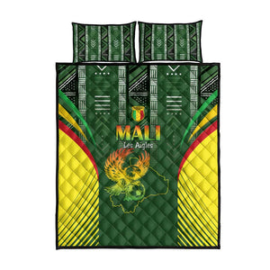 Mali Football Quilt Bed Set Eagles Of Mali Rising - African Pride