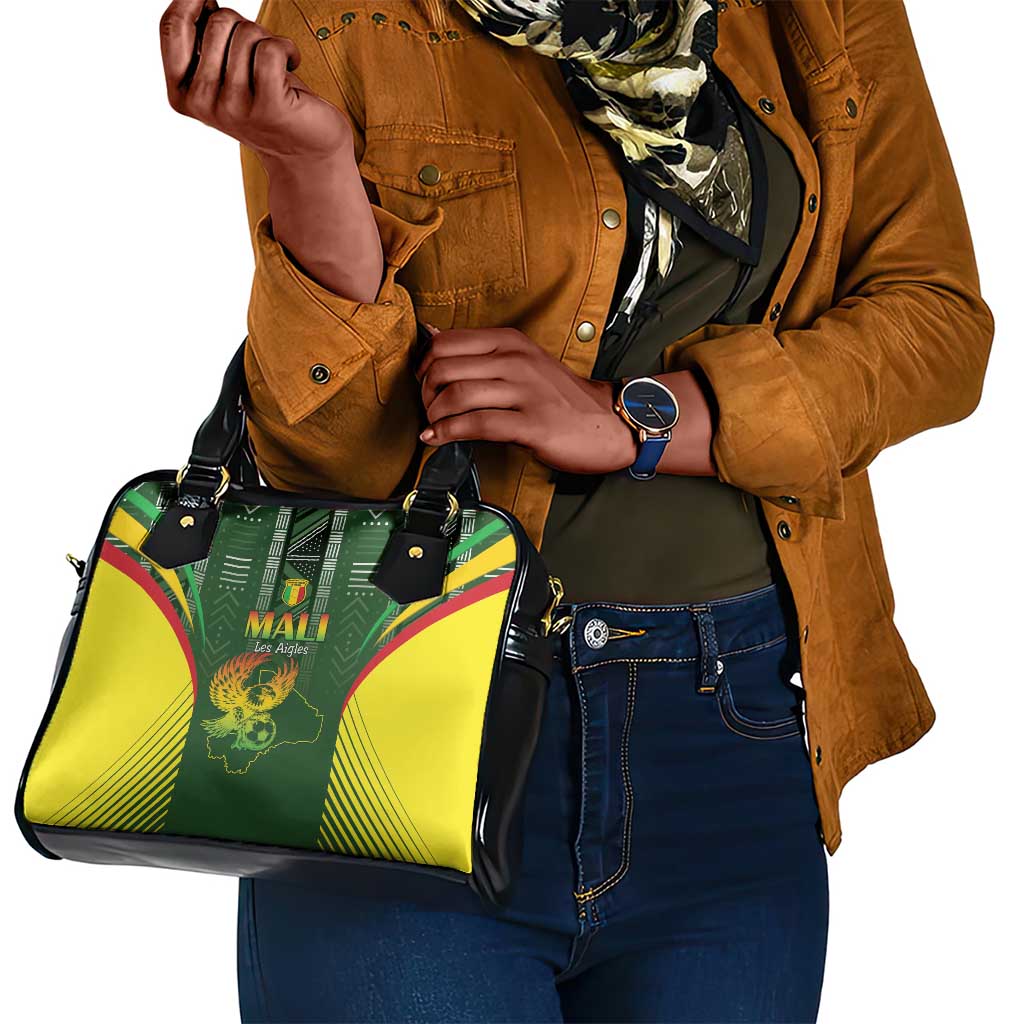 Mali Football Shoulder Handbag Eagles Of Mali Rising - African Pride