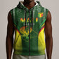 Mali Football Custom Sleeveless Zip Hoodie Eagles Of Mali Rising - African Pride
