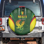 Mali Football Spare Tire Cover Eagles Of Mali Rising - African Pride