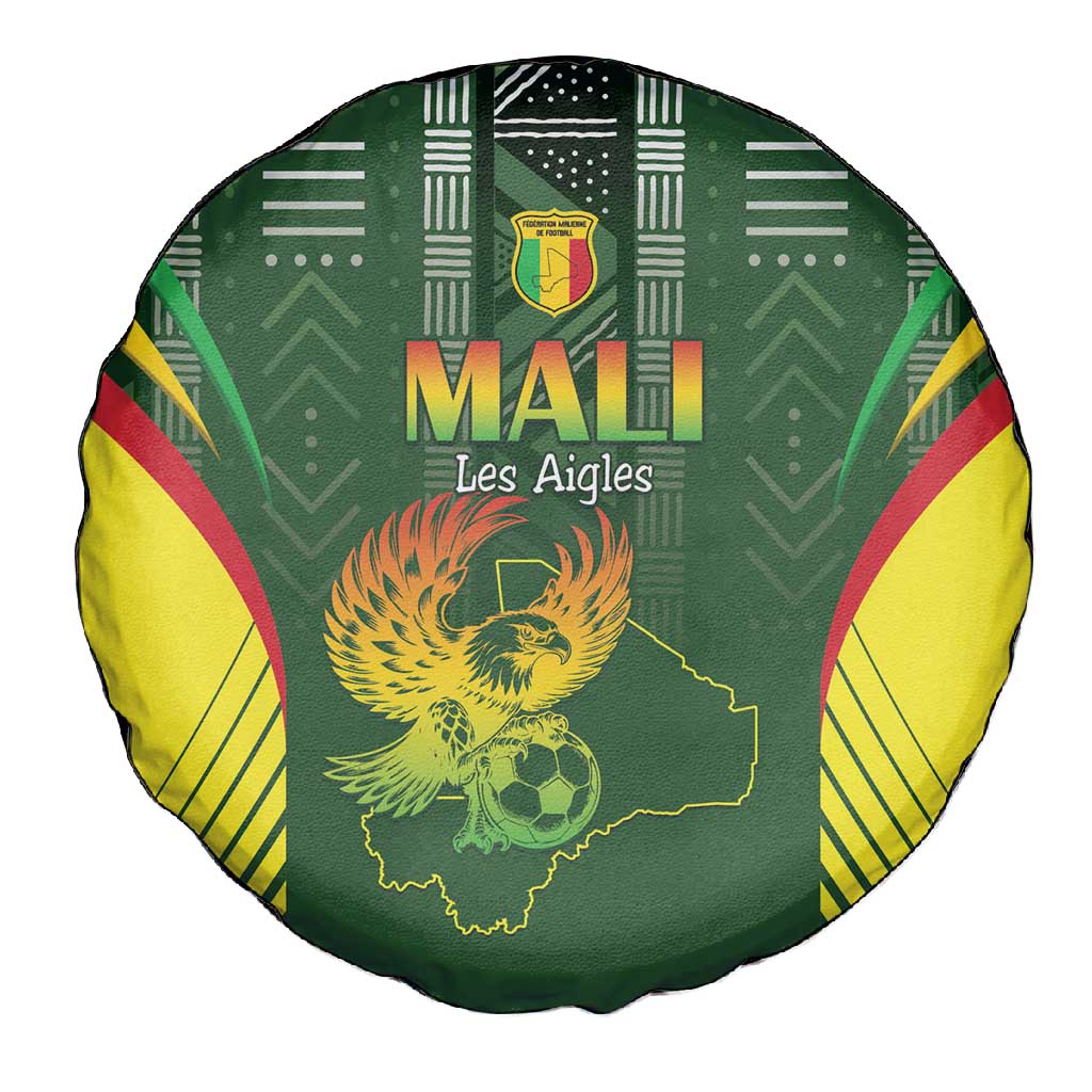Mali Football Spare Tire Cover Eagles Of Mali Rising - African Pride